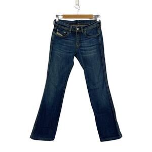 Diesel Industry Women's Size 26 Blue Denim Jeans Stretch Boot Cut Made in Italy